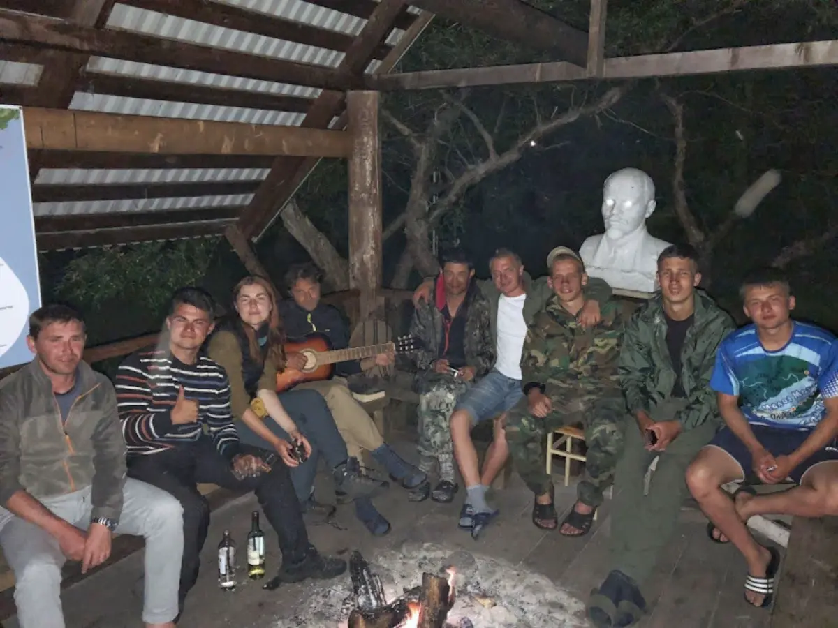 κιόσκι με προτομή του λένιν στην καμτσάτκα της ρωσίας