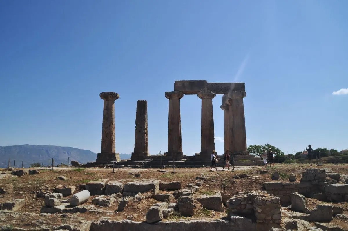 The Temple of Apollo in Ancient Corinth