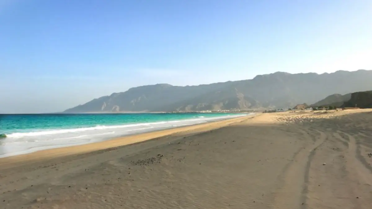 γαμάτη παραλία στο ομάν