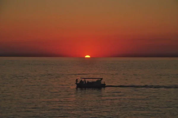 Mediterranean sunset in lebanon