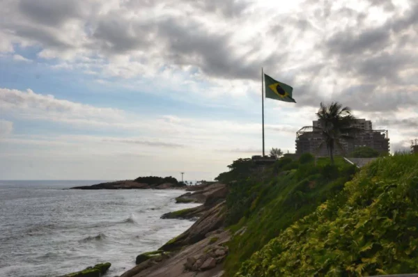 The view behind copacabana fort