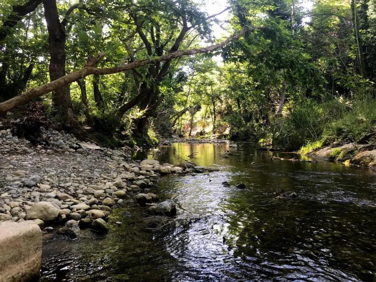 Messapios River passing through Eria