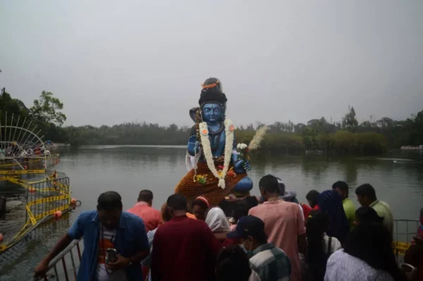 At the Grand Bassin (Ganga Talao) for the Shiva Festival in Mauritius
