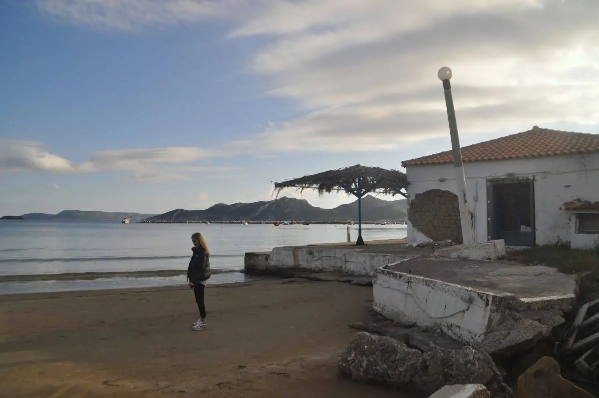 At the beach of Methoni