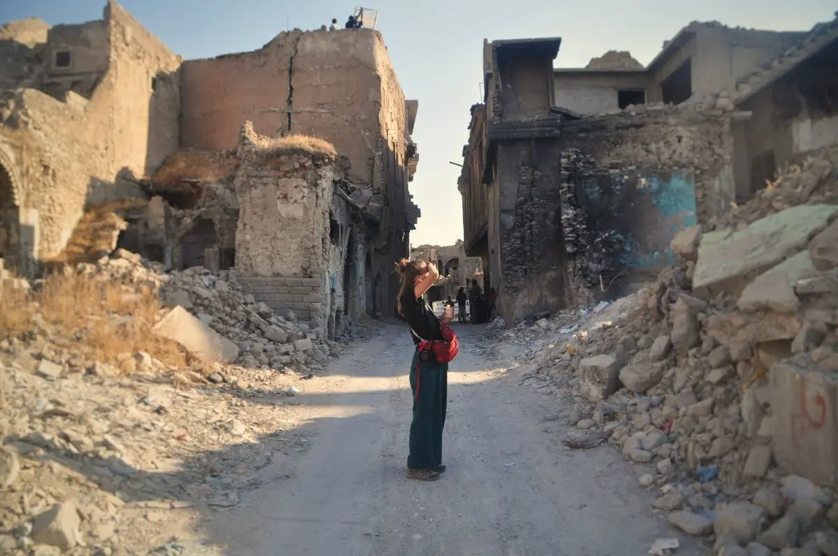 Ερειπωμένη γειτονιά στην Μοσούλη