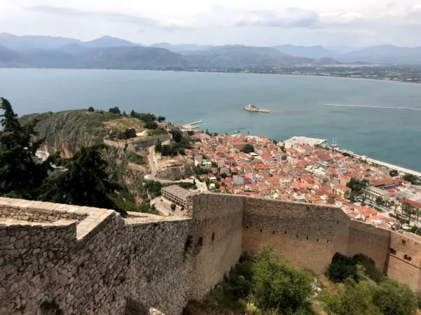 View of Nafplio from Palamidi Fortress