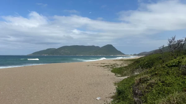 The desolate northern part of armacao beach