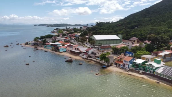 Aerial view of Ribeirão da Ilha