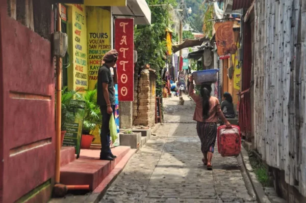 A cute street in the heart of San Marcos
