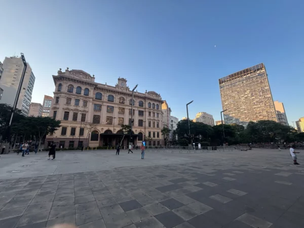 Vale do Anhangabaú promenade in sao paulo