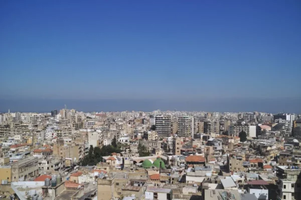 View of central Tripoli from the citadel