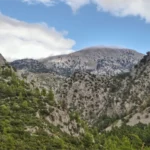 Mount Dirfys towering over Agali Gorge