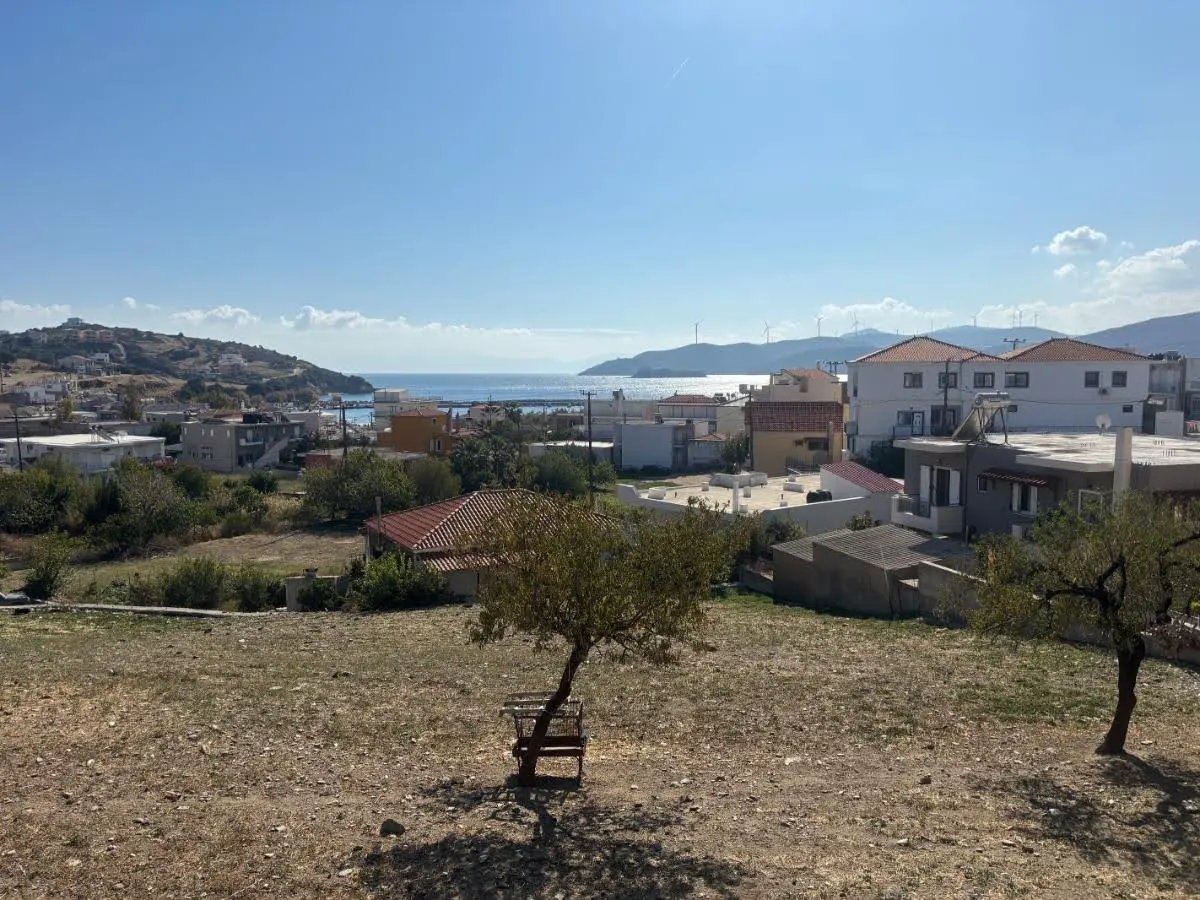 View of agioi apostoloi petrion village from above