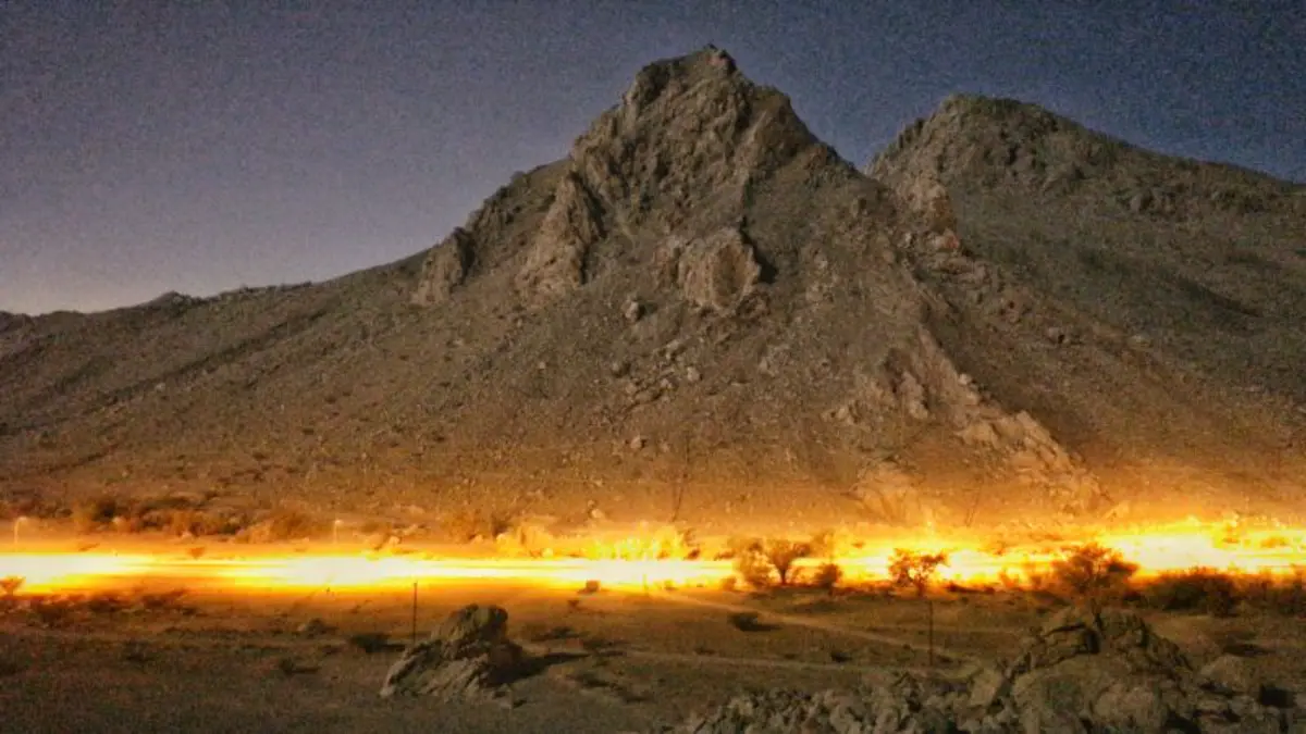 ομάν έρημος νυχτερινή φωτογραφία