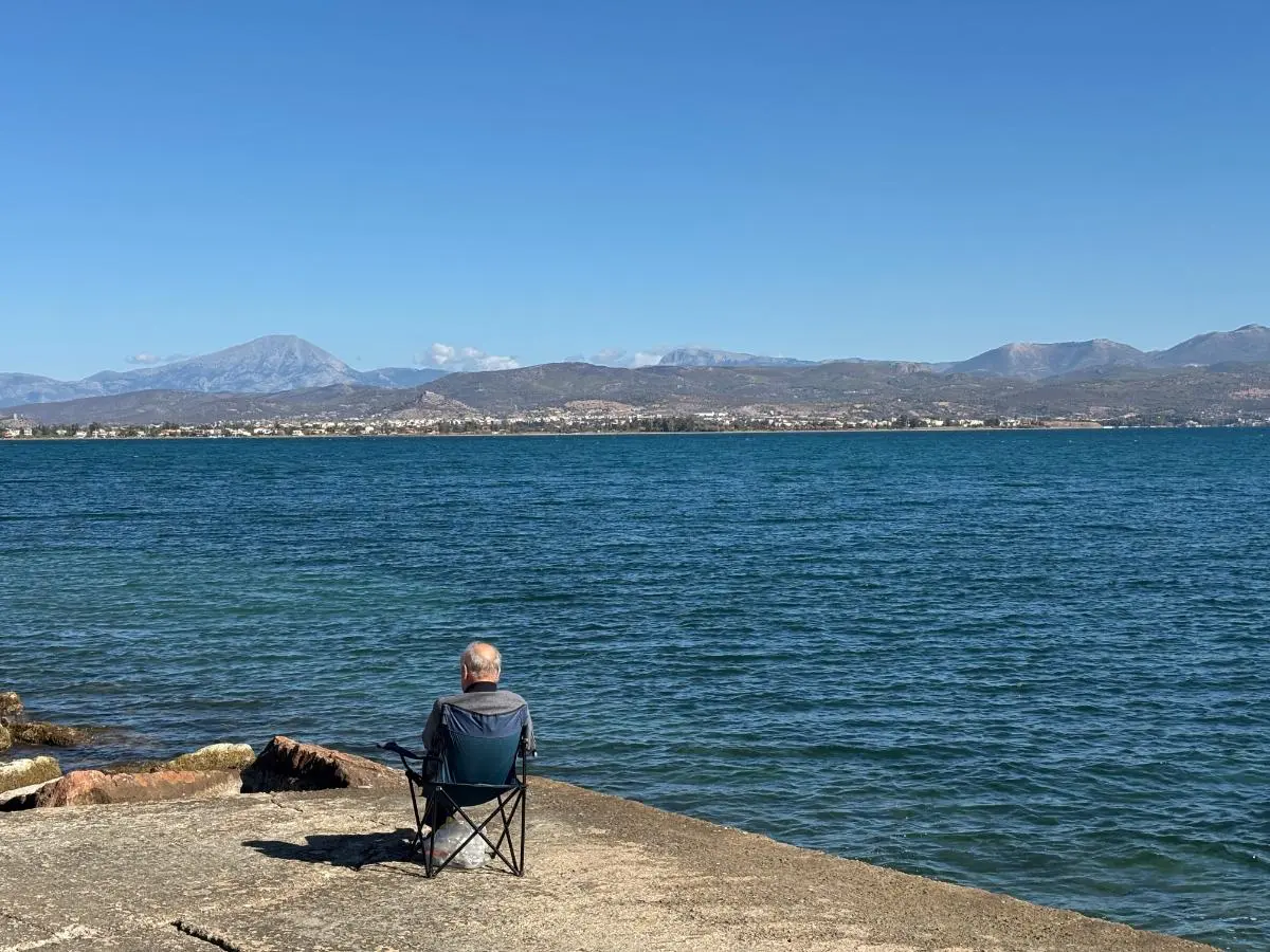 grapnda Enjoying the serenity of the sea and blue sky