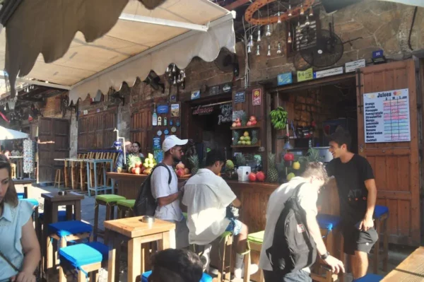 Juice bar in byblos, tripoli