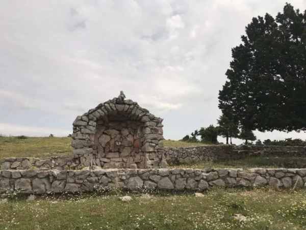 The stone spring of Kroki en route from delphi to the corycian cave