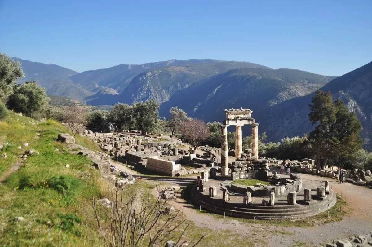 The Sanctuary of Athena Pronaia at delphi