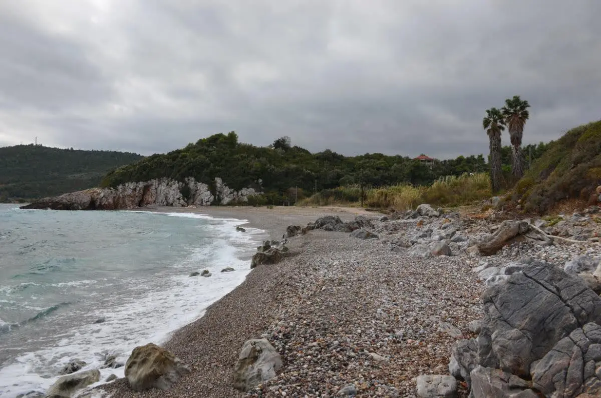 Agios Ioannis Beach in ellinika, evia island