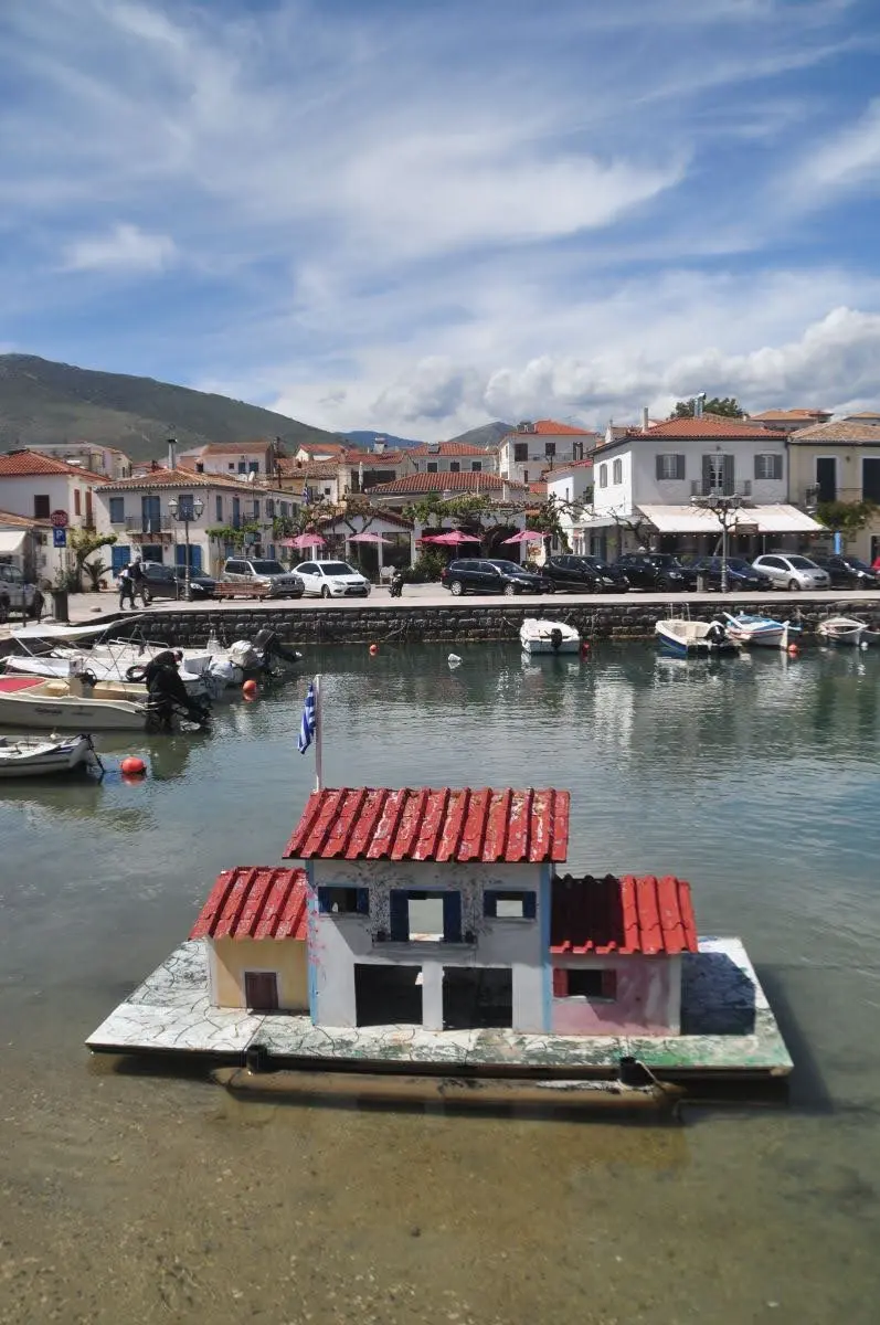 Little port of Galaxidi, greece