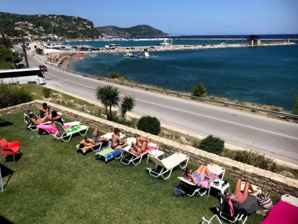 Summer by the beach in Kymi, evia island