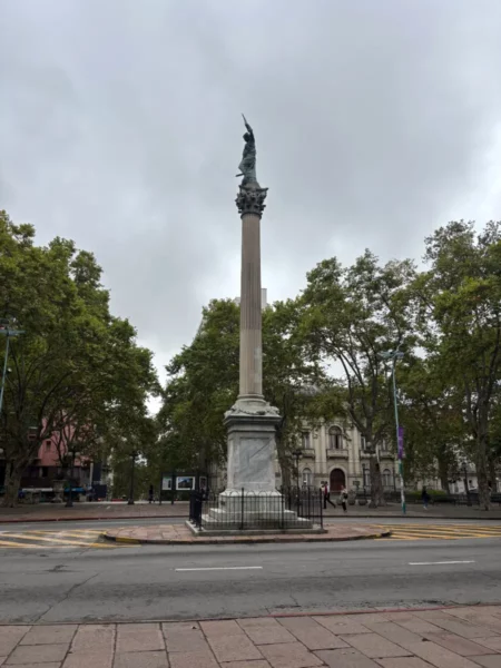 The Justice Plaza Cagancha of montevideo
