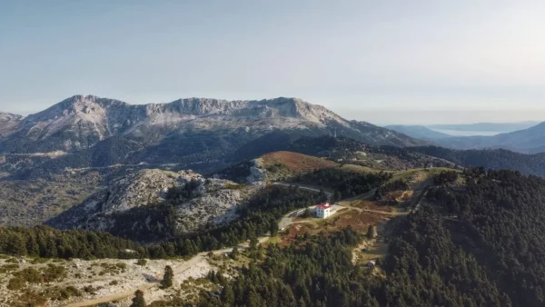 Highest Mountains on Evia Island (Euboea)