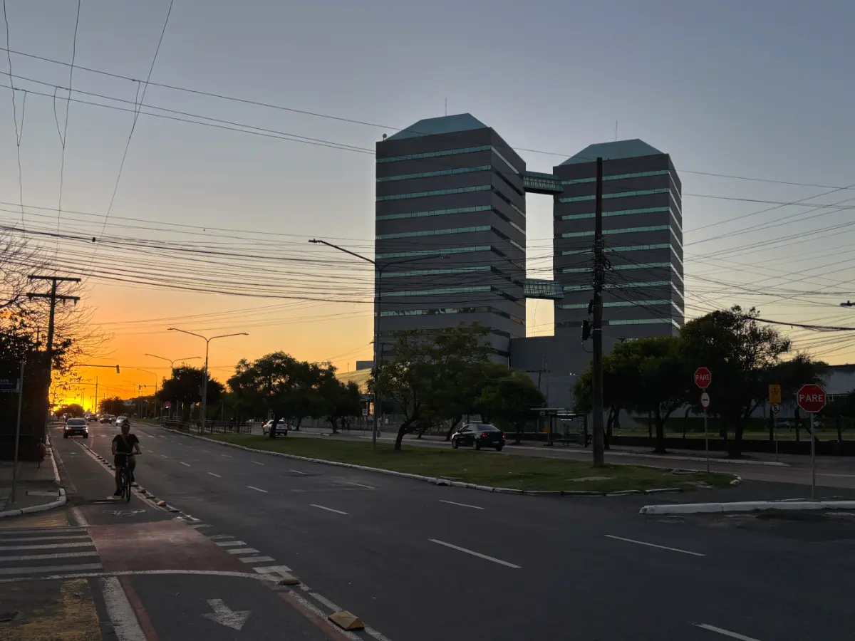 Torres gêmeas do governo do Estado do Rio Grande do Sul