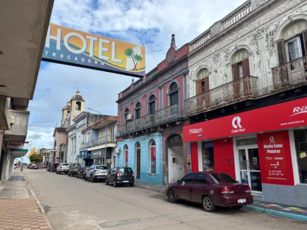 Street in central Rocha uruguay