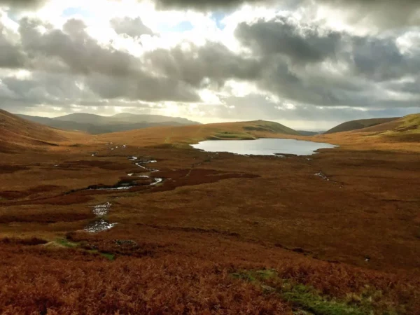Climbing Scafell Pike from Boot in October