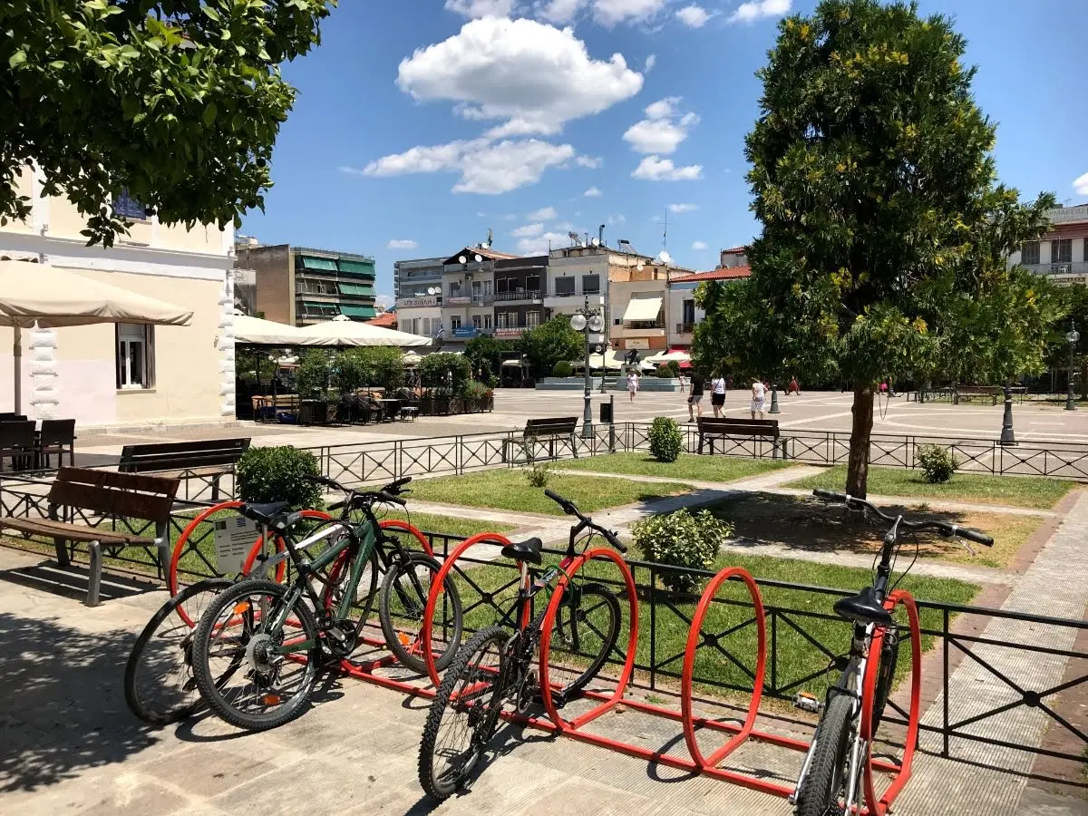 Public square in central Sparta