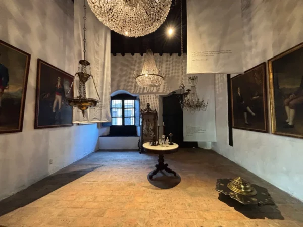 Inside the Independence House in acuncion, paraguay