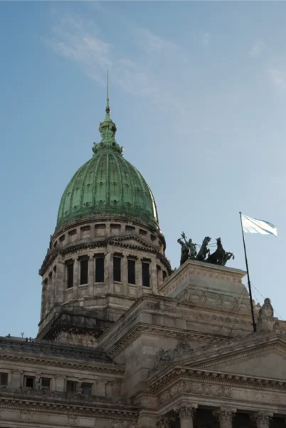 Colossal dome of the National Congress of Argentina