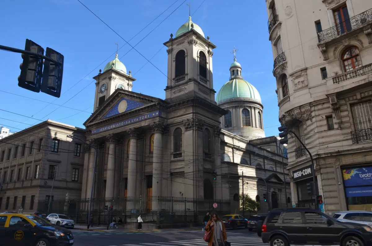 catholic church of San Salvador in central buenos aires