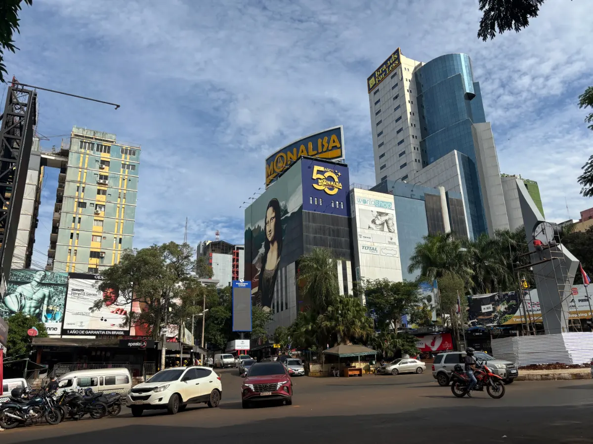 Downtown Ciudad del Este, paraguay