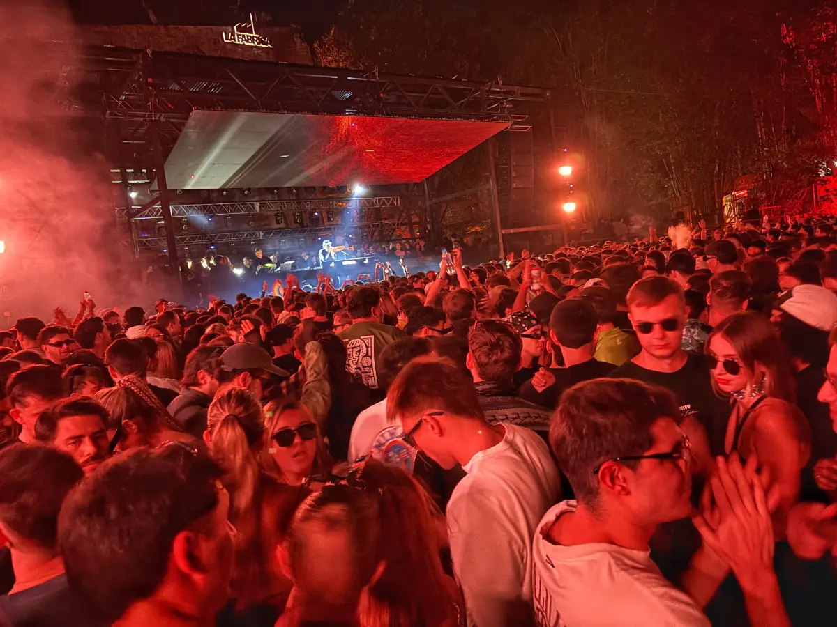 Techno party in la fabrica club, cordoba, argentina