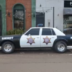 sheriff car in encarnacion, paraguay