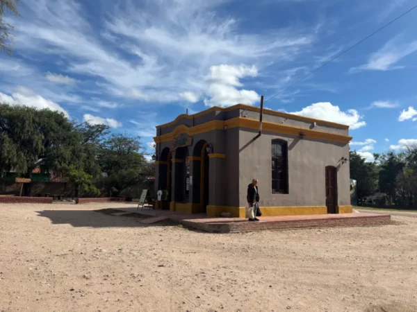 The bus station of San Marcos Sierras, cordoba, argentina