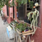 sidewalk in san marcos sierras, argentina