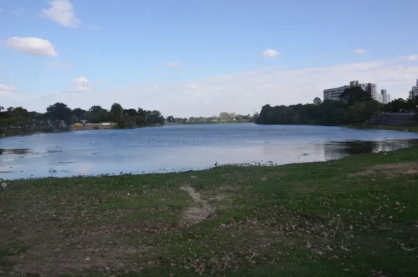 lago sur in Sur Manuel Bergano park in santa fe city, argentina