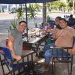 local company in outdoor restaurant in santa fe city in argentina