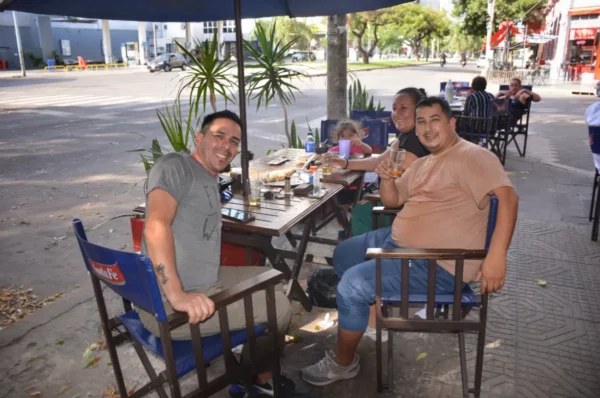 local company in outdoor restaurant in santa fe city in argentina