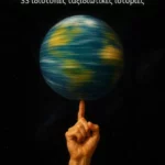 εξώφυλλο του βιλίου «κοσμογυρίζοντας - 33 ιδιότυπες ταξιδιωτικές ιστορίες» από τον δημήτριο φανούριο πίσχινα