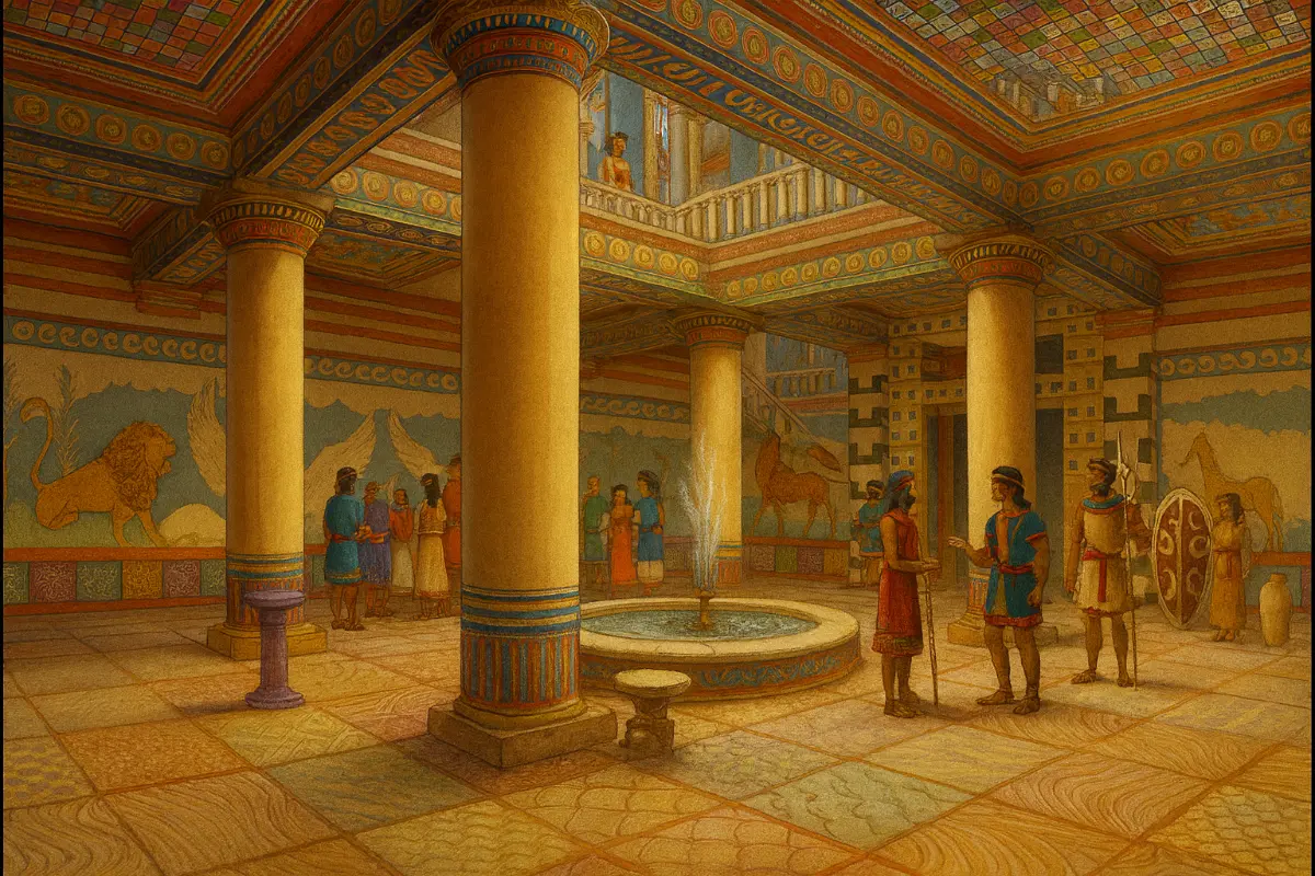 Visual reconstruction of Nestor’s Palace