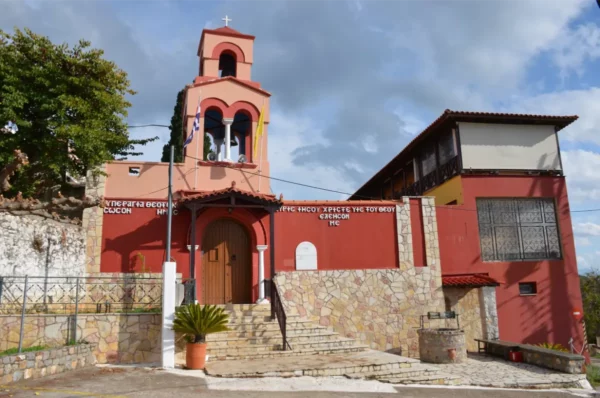 the moanstery of the virgin at makrymalli, euboea