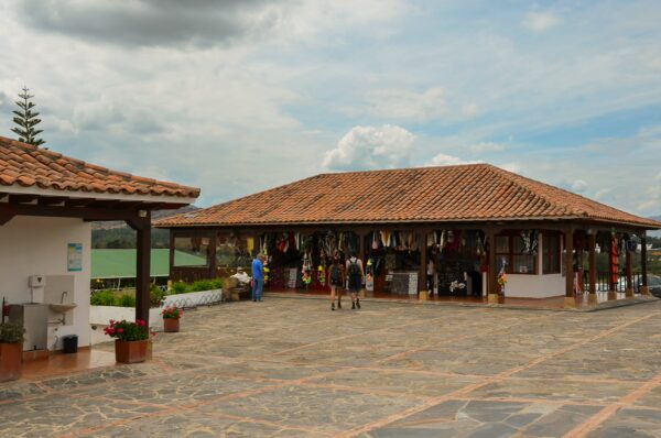 Souvenir shop at the Fossil Community Museum in Villa de Leyva