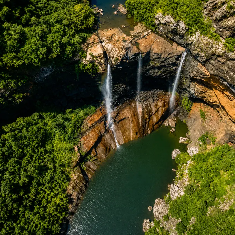 Full-day hiking tour at Tamarind Falls in Mauritius
