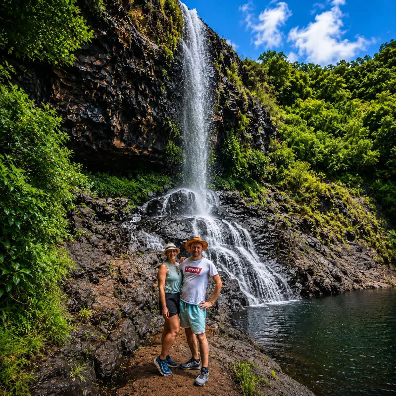 Half-day hiking tour at Tamarind Falls in Mauritius